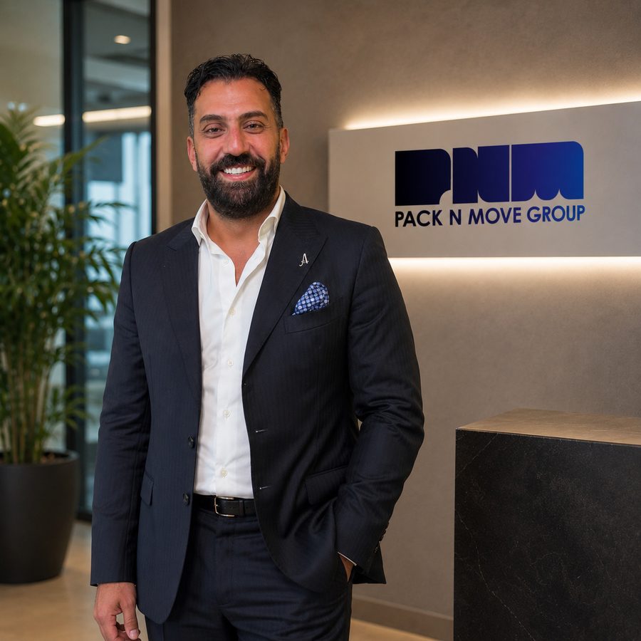 Ahmad Gendy, Co-Owner and CEO of PNM Group, at the group’s offices