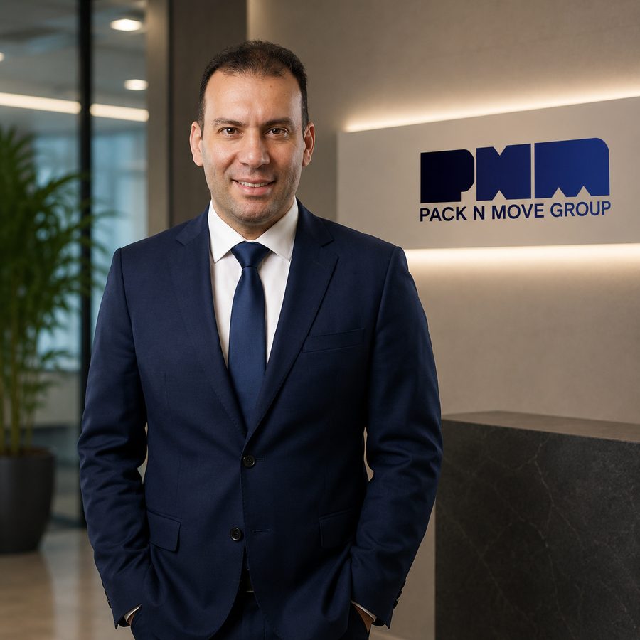 Ahmad Hamdy, Co-Owner and Chairman of PNM Group, at the group’s offices